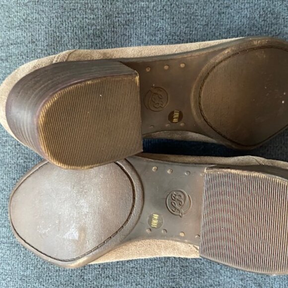 Like New - Lucky Brand Brindle Oiled Suede Boots - Size 10 - Picture 7 of 8